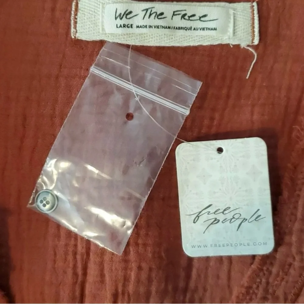 Free People NWT Summer Daydream in Warmstone Sz L - Picture 4 of 6